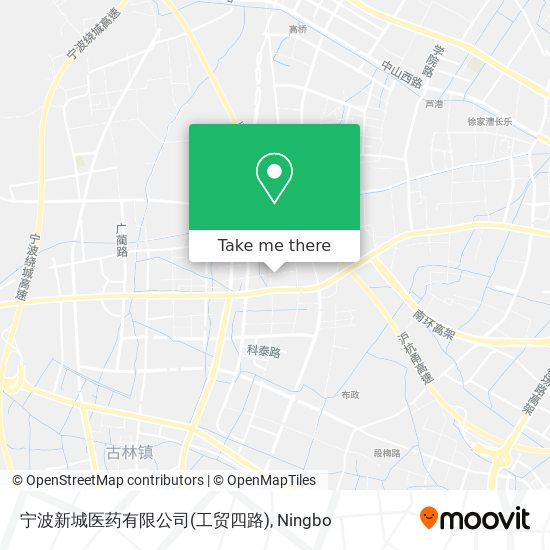 宁波新城医药有限公司(工贸四路) map