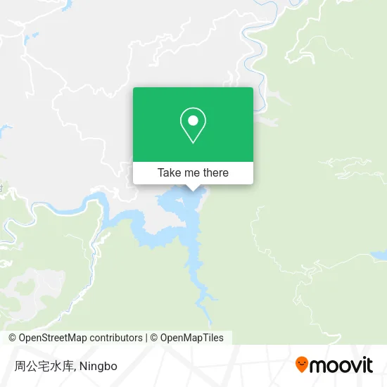 周公宅水库 map