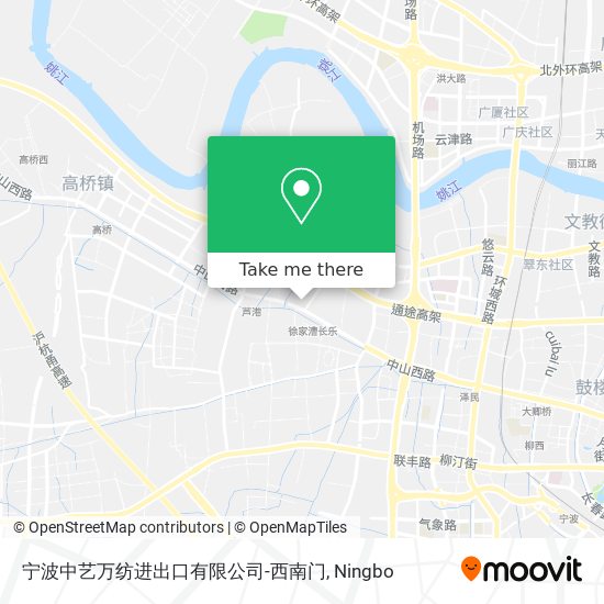 宁波中艺万纺进出口有限公司-西南门 map
