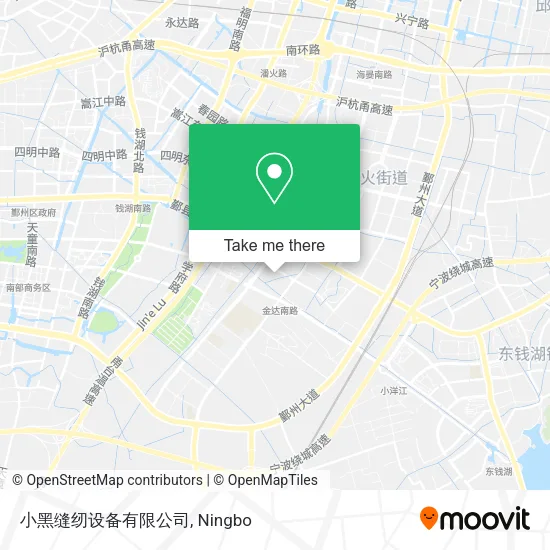 小黑缝纫设备有限公司 map