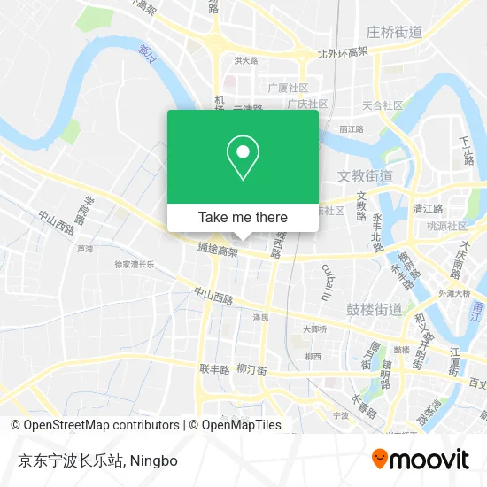 京东宁波长乐站 map