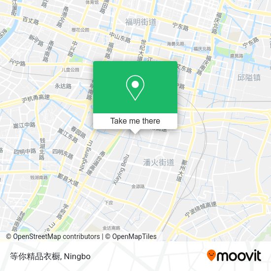 等你精品衣橱 map