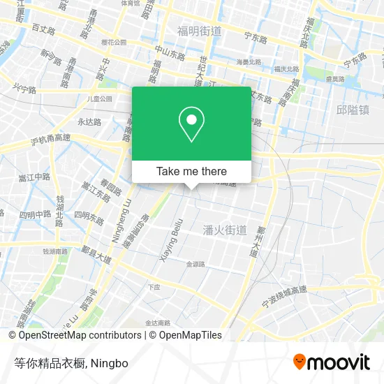 等你精品衣橱 map