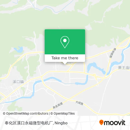 奉化区溪口永磁微型电机厂 map