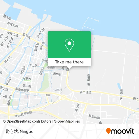 北仑站 map