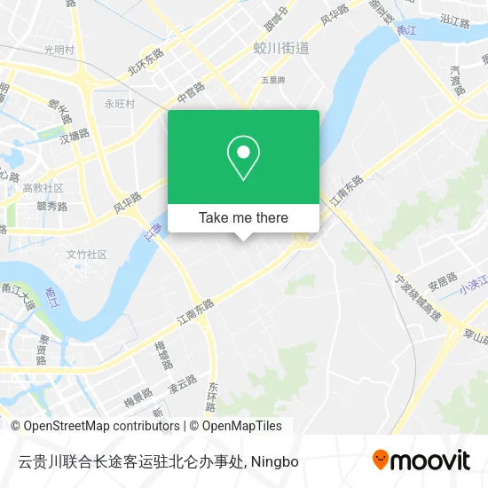 云贵川联合长途客运驻北仑办事处 map