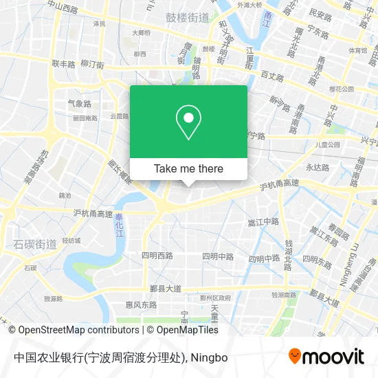 中国农业银行(宁波周宿渡分理处) map