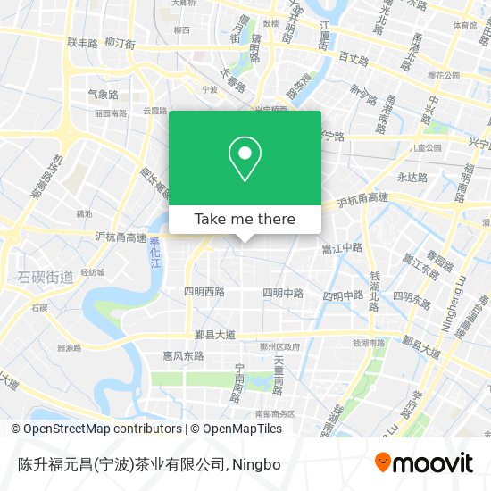 陈升福元昌(宁波)茶业有限公司 map