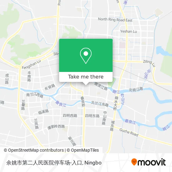 余姚市第二人民医院停车场-入口 map