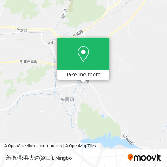 新街/鄞县大道(路口) map