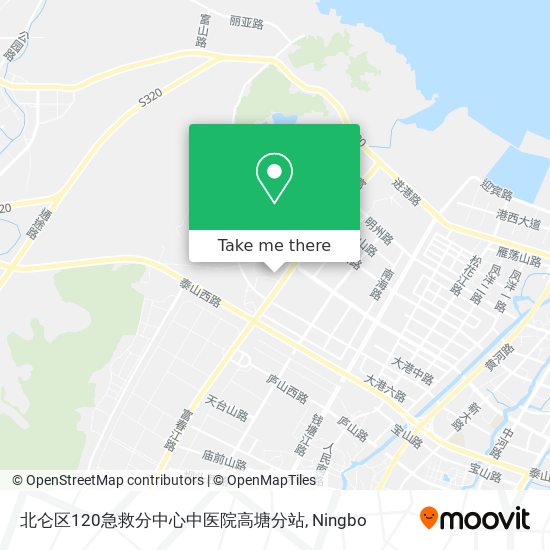 北仑区120急救分中心中医院高塘分站 map