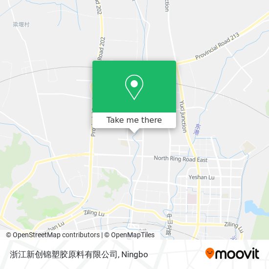 浙江新创锦塑胶原料有限公司 map