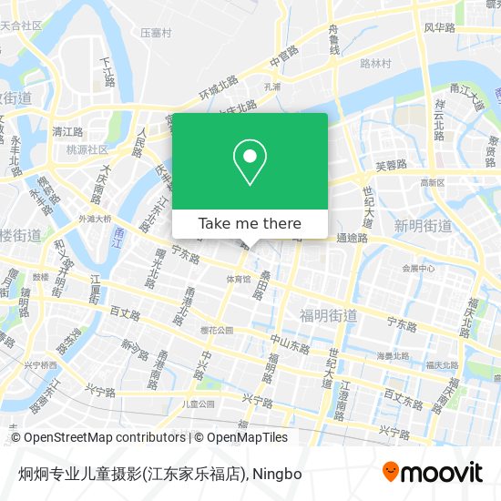 炯炯专业儿童摄影(江东家乐福店) map