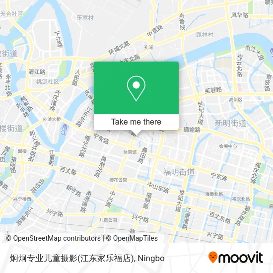 炯炯专业儿童摄影(江东家乐福店) map