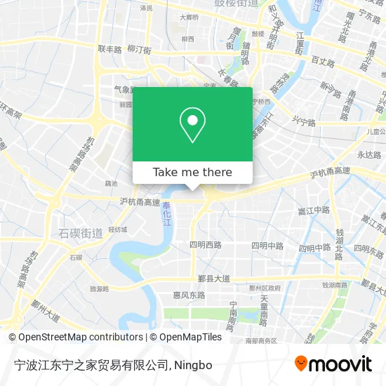 宁波江东宁之家贸易有限公司 map