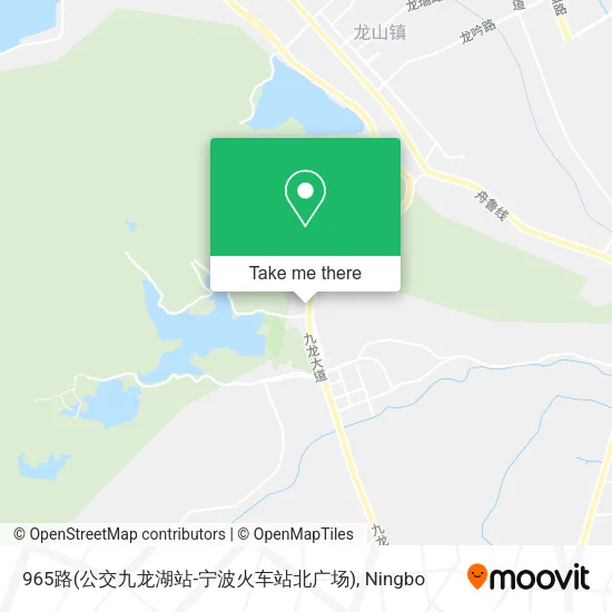 965路(公交九龙湖站-宁波火车站北广场) map