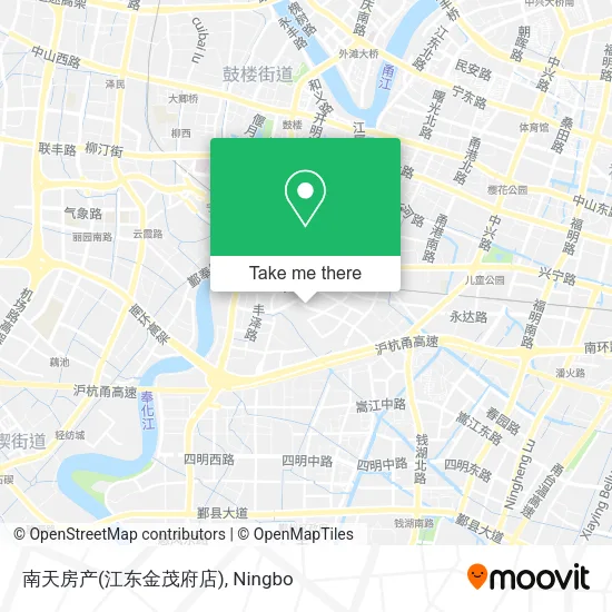 南天房产(江东金茂府店) map