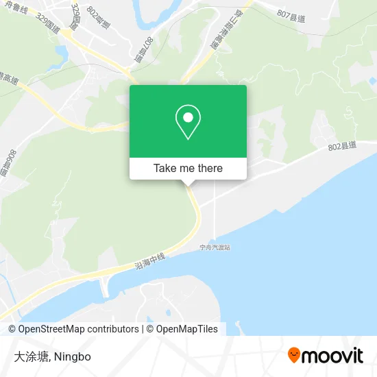 大涂塘 map