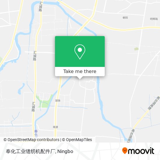 奉化工业缝纫机配件厂 map