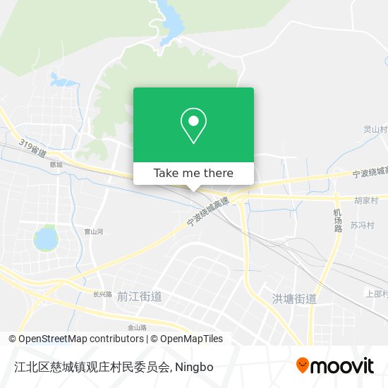 江北区慈城镇观庄村民委员会 map