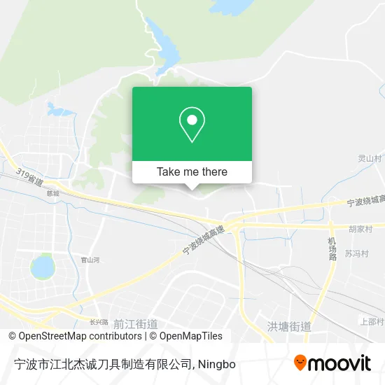 宁波市江北杰诚刀具制造有限公司 map