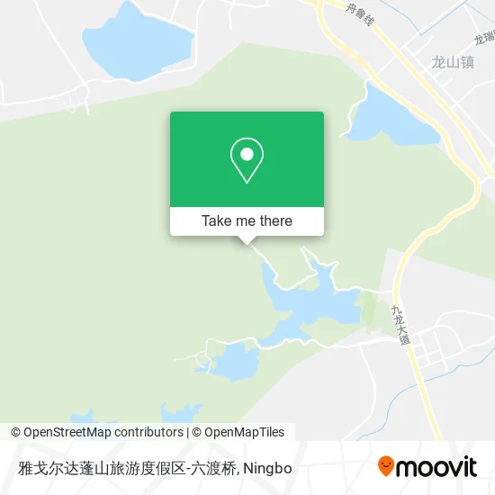 雅戈尔达蓬山旅游度假区-六渡桥 map