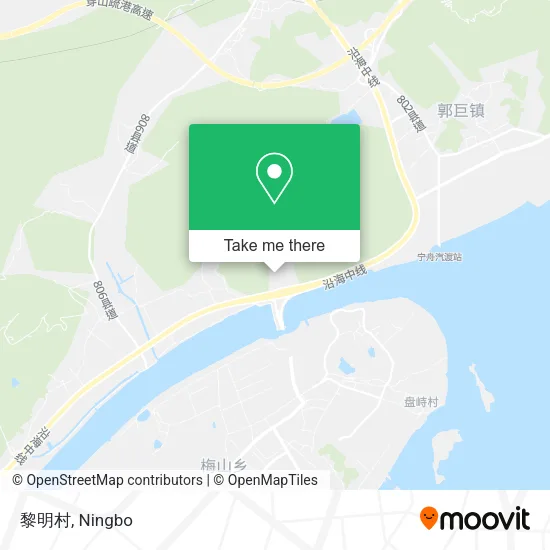 黎明村 map
