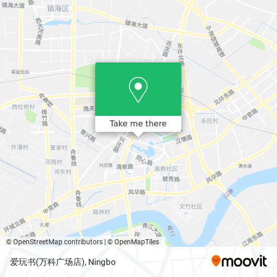 爱玩书(万科广场店) map