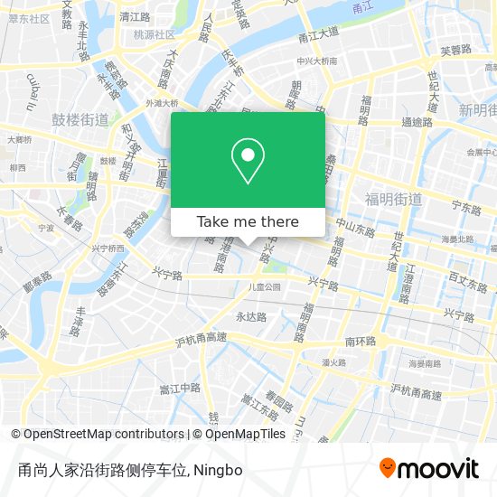 甬尚人家沿街路侧停车位 map