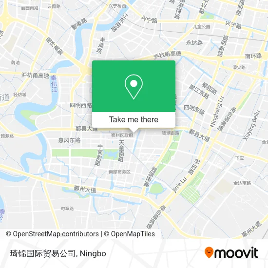 琦锦国际贸易公司 map