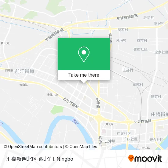 汇嘉新园北区-西北门 map