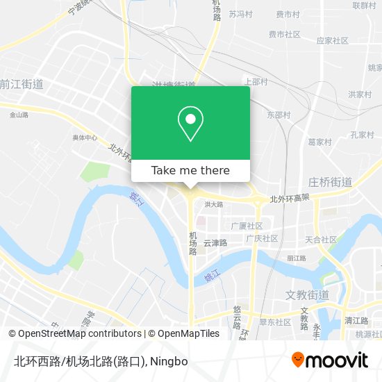 北环西路/机场北路(路口) map