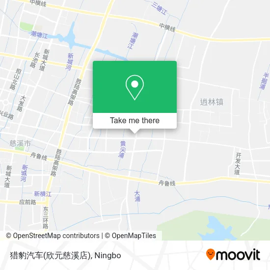 猎豹汽车(欣元慈溪店) map