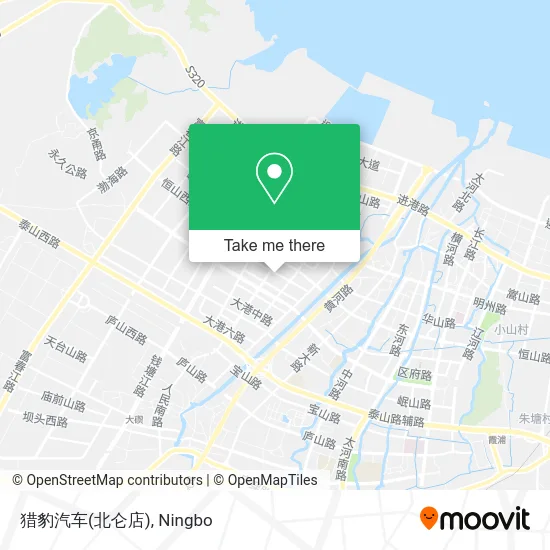 猎豹汽车(北仑店) map