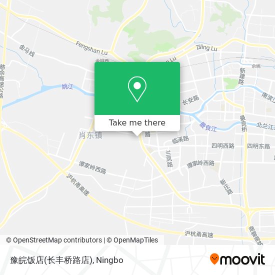 豫皖饭店(长丰桥路店) map