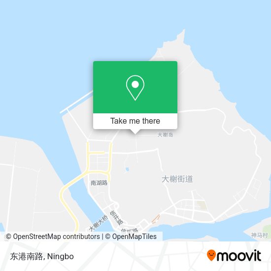 东港南路 map