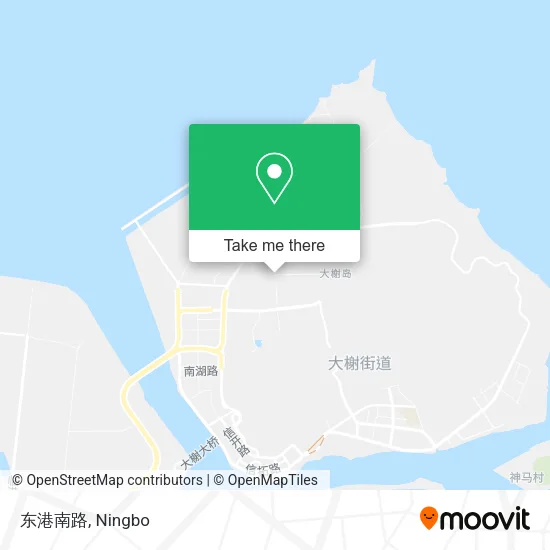 东港南路 map