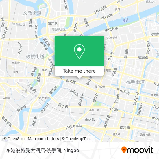 东港波特曼大酒店-洗手间 map