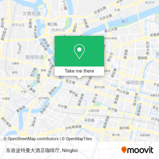 东港波特曼大酒店咖啡厅 map