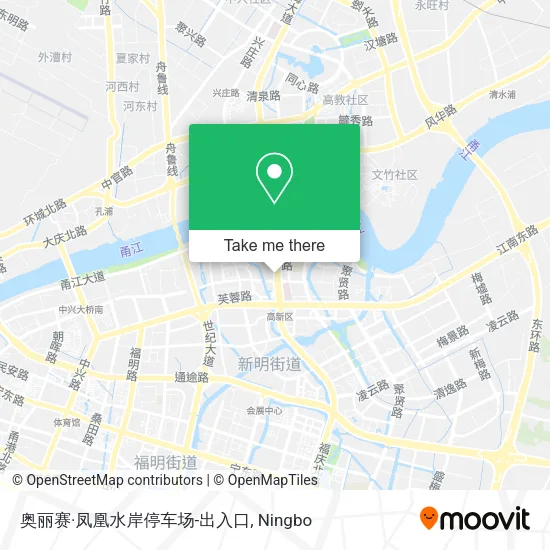 奥丽赛·凤凰水岸停车场-出入口 map