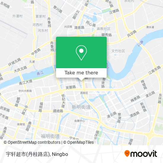 宇轩超市(丹桂路店) map