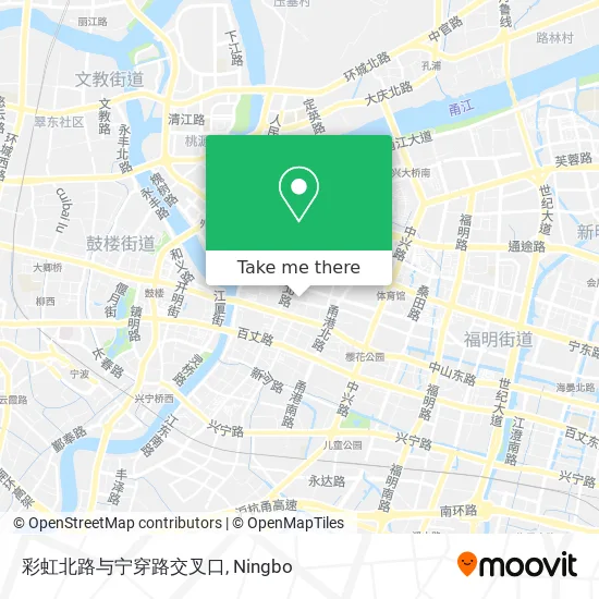 彩虹北路与宁穿路交叉口 map