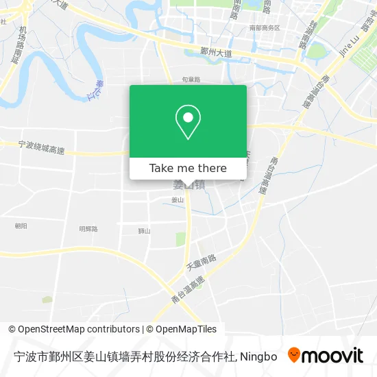 宁波市鄞州区姜山镇墙弄村股份经济合作社 map