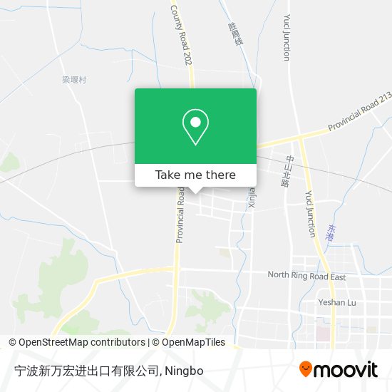 宁波新万宏进出口有限公司 map