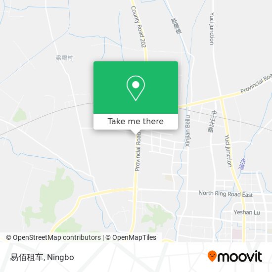 易佰租车 map