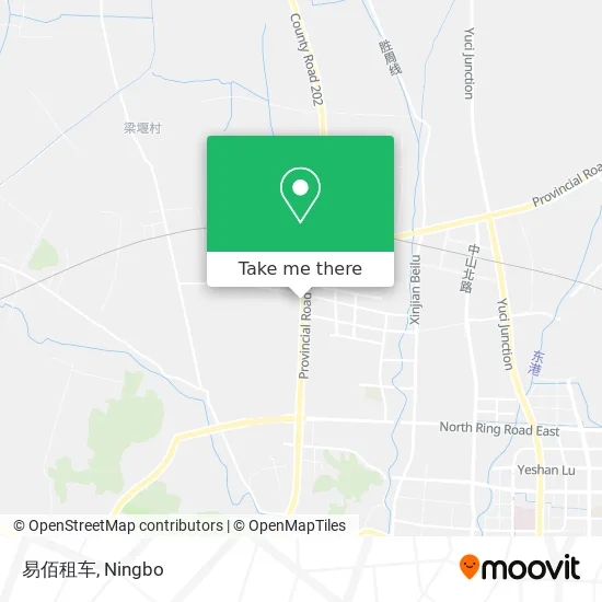 易佰租车 map