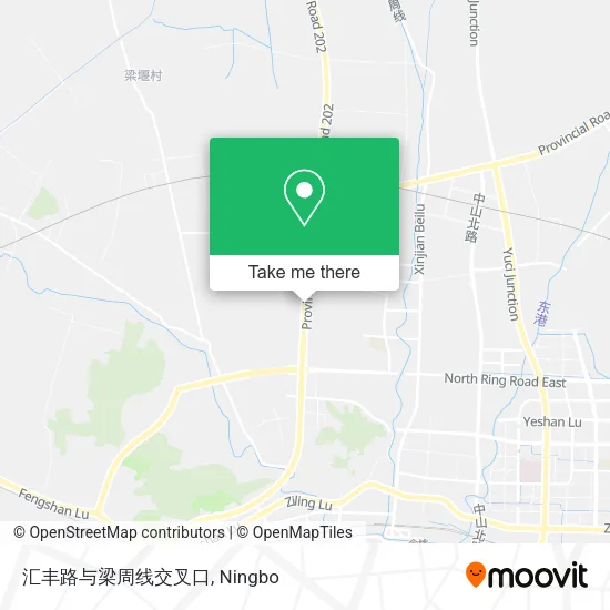 汇丰路与梁周线交叉口 map