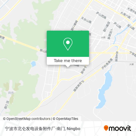 宁波市北仑发电设备附件厂-南门 map
