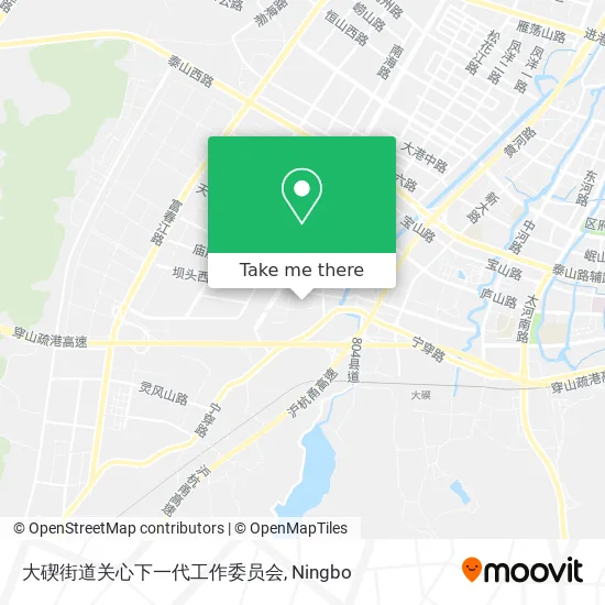 大碶街道关心下一代工作委员会 map