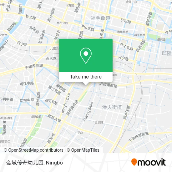 金域传奇幼儿园 map
